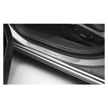 Peugeot 508 (2010 - 2018) scuff plates aluminium-look licht