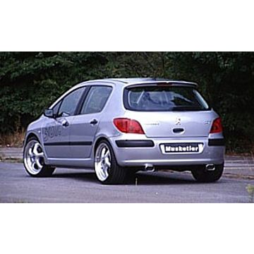 Musketier Peugeot 307 duplex stainless steel exhaust 1x135x75 mm