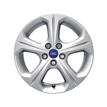 Ford alloy wheel 17" 5-spoke design, silver