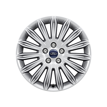 Ford alloy wheel 17" 5-spoke design, sparkle silver