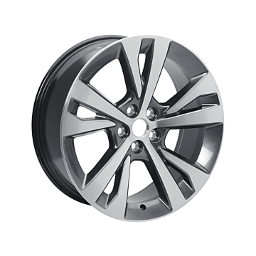Ford Explorer (08/2019 - ..) alloy wheel 20" 5 x 2-spoke design, Tarnish Dark with polished front