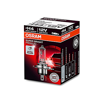 Osram H4 BiLux halogen bulb clear 62204SBP P43t 80/100 Watt Long Life