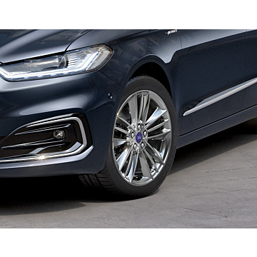 Ford Mondeo (09/2014 - ..) alloy wheel 18" 5 x 3-spoke design, Luster Nickel