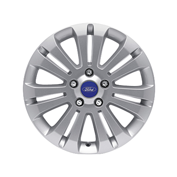Ford alloy wheel 16" 7 x 2-spoke design, silver