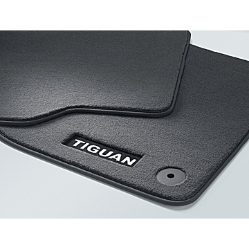 Volkswagen Tiguan (2008 - 2016) floor mats velor, front and rear