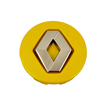 Renault hub cap yellow 58mm