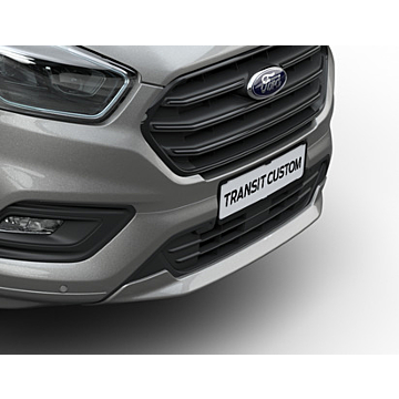 Ford Tourneo / Transit Custom (02/2018 - 09/2023) front spoiler set, painted in silver