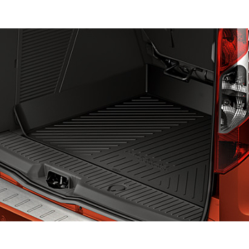Ford Tourneo Connect (02/2014 - 01/2022) anti-slip mat for luggage compartment black (L1)
