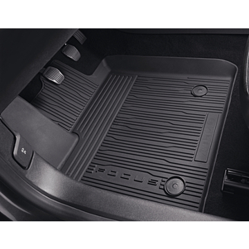 Ford Focus (04/2018 - ..) all-weather floor mats with raised edges, front, black