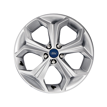 Ford Galaxy / S-MAX (04/2006 - 04/2015) alloy wheel 18" 5-spoke Y-design, silver