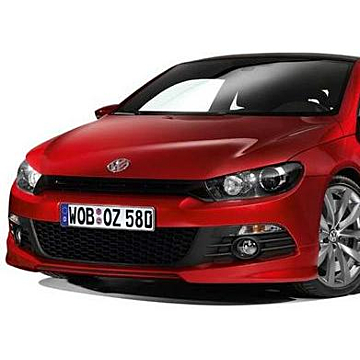Volkswagen Scirocco 2008 - 2014 front spoiler