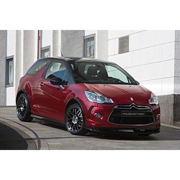 Musketier Citroën DS3 Tiburon side skirts black glossy