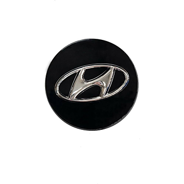 Hyundai hub cap black 60mm