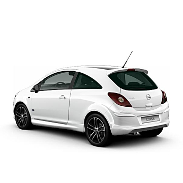 Opel Corsa D OPC-line achterbumperspoiler NIET voor sport versies