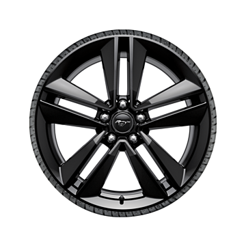 Ford Mustang (03/2015 - ..) alloy wheel with winter tire 19", 5 x 2-spoke design, black