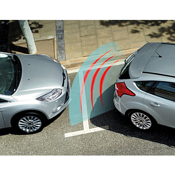 Ford C-MAX (11/2010 - 03/2015) / Fiesta (09/2008 - 07/2017) / Focus (01/2008 - 08/2014) parkeersensoren basiskit, achter