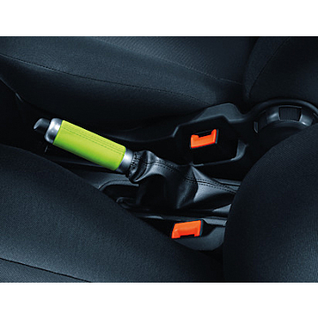 Ford Ka 09/2008 - 2016 hand-brake cover Jump (green) with matt chrome finish rings