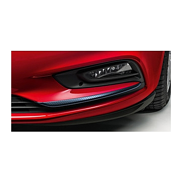 Opel Astra K molding under fog lights carbon-look