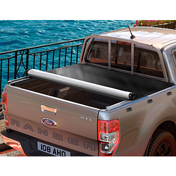 Ford Ranger (02/2019 - ..) Rap Cab Mountain Top soft tonneau cover black