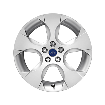 Ford Galaxy / S-MAX (04/2006 - 04/2015) alloy wheel 18" 5-spoke design, Sparkle silver