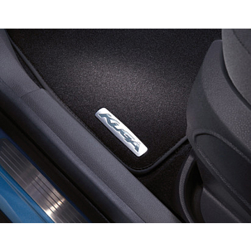 Ford Kuga 2008 - 07/2011 floor mats, standard front- and rear, black