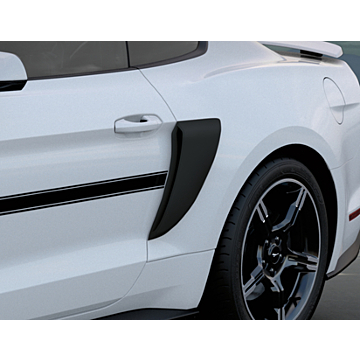 Ford Body Side Scoop Kit Matzwart