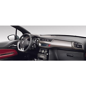Citroën DS3 (2011 - 2018) dashboard lining set carbon-look