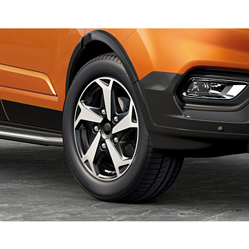 Ford Transit (01/2014 - ..) / Tourneo Custom / Transit Custom (02/2018 - 09/2023) alloy wheel 17" 5-spoke design, polished matte black