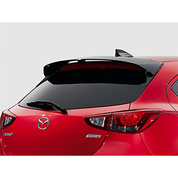 Mazda 2 (2015 - 2023) roof spoiler brilliant black