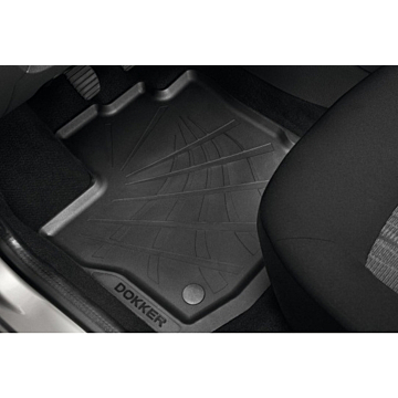 Dacia Dokker floor mats rubber "Novestra" 2 pieces