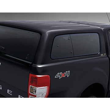 Ford Ranger (11/2011 - 01/2019) hard top with side windows (Not for Wildtrack)
