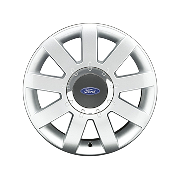 Ford Fusion 2002 - 2012 alloy wheel 15" 9-spoke design, silver
