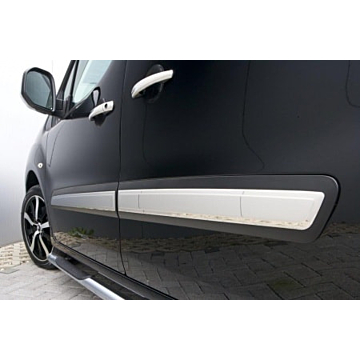 Musketier Peugeot Partner 3 door trims stainless steel polished
