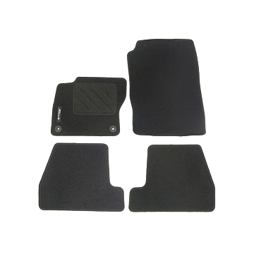 Ford Focus (01/2011 - 08/2014) floor mats, standard front- and rear, black