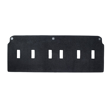 Ford Tourneo Custom (02/2014 - 09/2023) rear floor mats, black