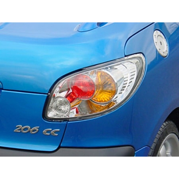 Musketier Peugeot 206 clear tail lights set chrome CC