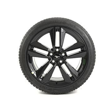 Ford Mustang (03/2015 - ..) alloy wheel with winter tire 19", 5 x 2-spokes design, black