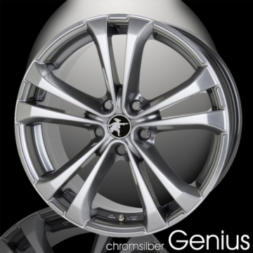 Musketier Citroën C-Crosser / Peugeot 4007 alloy wheel Genius 8Jx18 chrome/silver