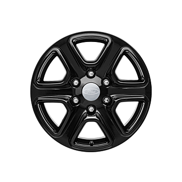 Ford Ranger (11/2011 - 08/2015) alloy wheel 17" 6 x 2-spoke design, Panther Black