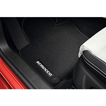 Volkswagen Scirocco floor mats velor, front (switch-fastening)