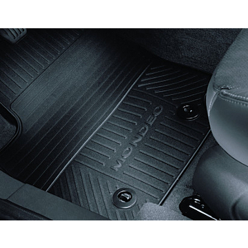 Ford Mondeo 03/2007 - 08/2014 floor mats, rubber rear, black