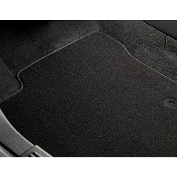 Ford Focus 01/2011 - 2018 floor mats, premium velours rear, black