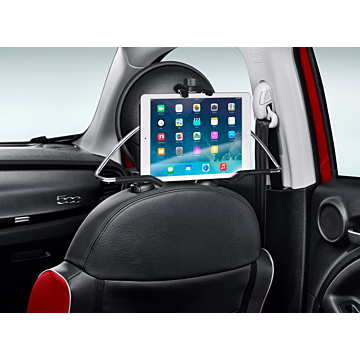 Fiat 500X tablet holder on headrest