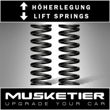 Musketier Citroën C4 Cactus increase springs ca. 25 mm