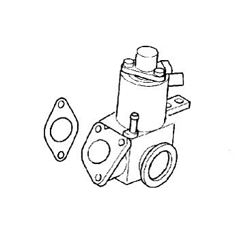 Opel Signum / Vectra C EGR-valve for 3.0 diesel-engines (Y30DT)