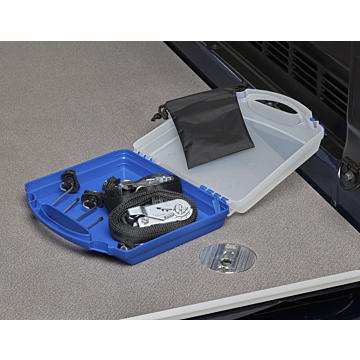 Ford Tourneo / Transit Custom (08/2012 - 09/2023) Cargo securing package In a blue and translucent white box