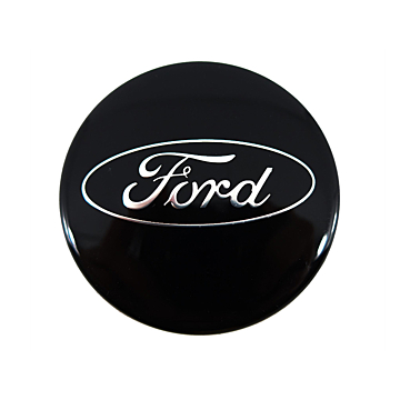 Ford hub cap glossy black 55mm