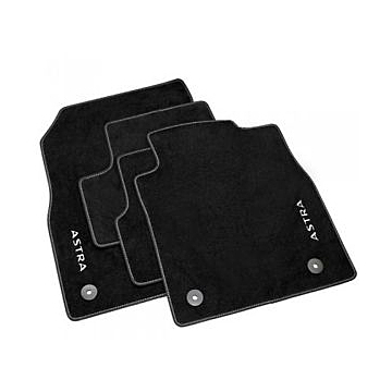 Vauxhall Astra K floor mats velour black