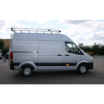 Hyundai H350 aluminium roof base carrier with role, 5 meter, reinforced