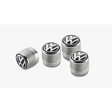 Volkswagen valve caps for rubber or metal valves